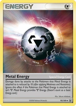 Metal Energy Pokémon card, number 95