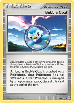 Bubble Coat Pokémon card, number 129