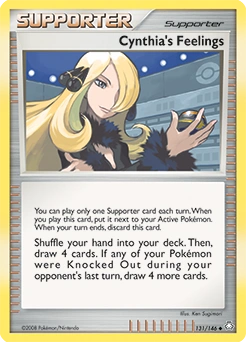 Cynthia's Feelings Pokémon card, number 131