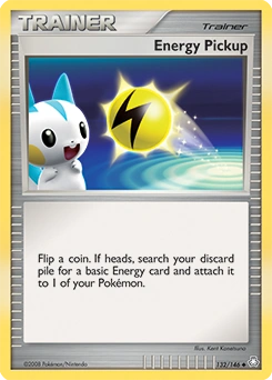 Energy Pickup Pokémon card, number 132