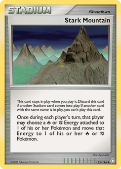 Stark Mountain Pokémon card, number 135