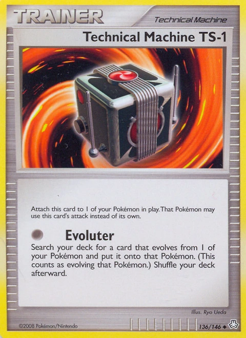 Technical Machine TS-1 Pokémon card from Legends Awakened, number 136 (Standard print)