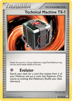Technical Machine TS-1 Pokémon card, number 136
