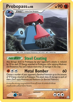 Probopass Pokémon card, number 13