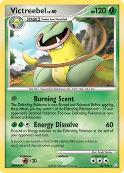 Victreebel Pokémon card, number 44