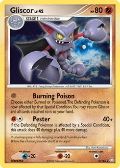 Gliscor Pokémon card, number 5