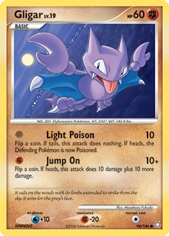 Gligar Pokémon card, number 94