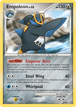 Empoleon Pokémon card, number 2