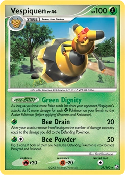 Vespiquen Pokémon card, number 31