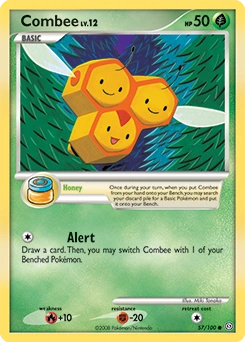 Combee Pokémon card, number 57