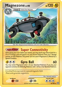 Magnezone Pokémon card, number 6
