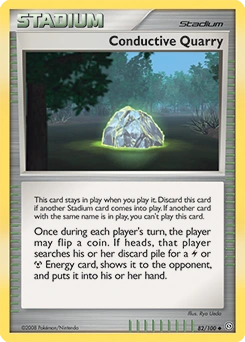 Conductive Quarry Pokémon card, number 82