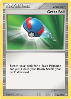 Great Ball Pokémon card, number 85