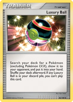 Luxury Ball Pokémon card, number 86