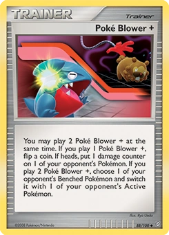 Poké Blower + Pokémon card, number 88