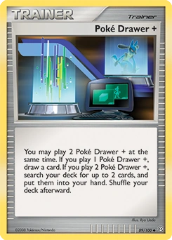 Poké Drawer + Pokémon card, number 89