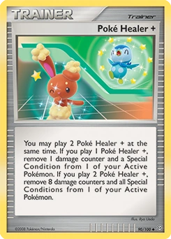 Poké Healer + Pokémon card, number 90