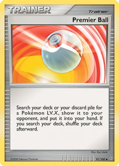 Premier Ball Pokémon card, number 91