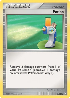 Potion Pokémon card, number 92
