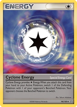 Cyclone Energy Pokémon card, number 94