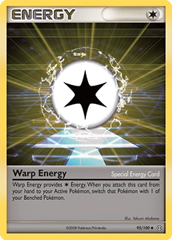 Warp Energy Pokémon card, number 95