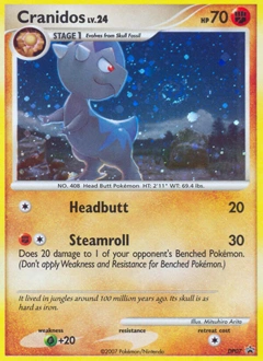 Cranidos Pokémon card, number DP07