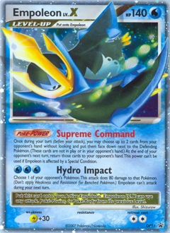 Empoleon LV.X Pokémon card, number DP11