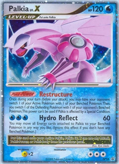 Palkia LV.X Pokémon card, number DP18