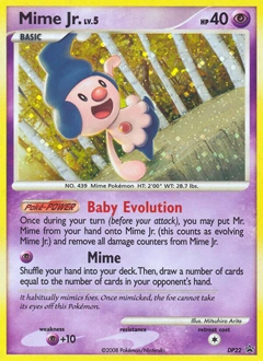 Mime Jr. Pokémon card, number DP22