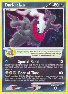 Darkrai Pokémon card, number DP24