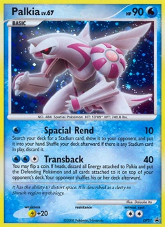 Palkia Pokémon card, number DP27