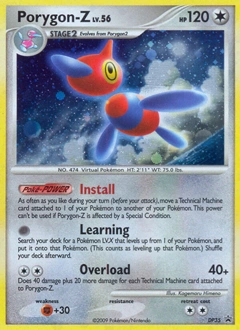 Porygon-Z Pokémon card, number DP35