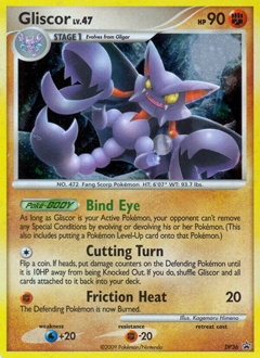 Gliscor Pokémon card, number DP36