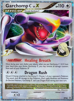 Garchomp C LV.X Pokémon card, number DP46