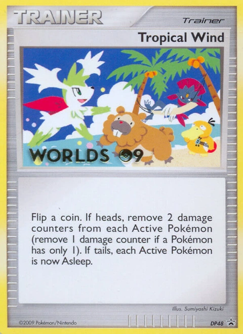 Tropical Wind Pokémon card from DP Black Star Promos, number DP48 (Standard print)