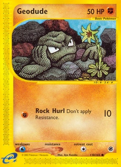 Geodude Pokémon card, number 110