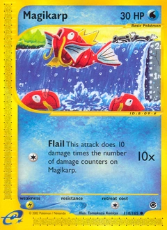 Magikarp Pokémon card, number 118