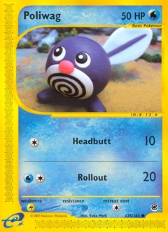 Poliwag Pokémon card, number 125