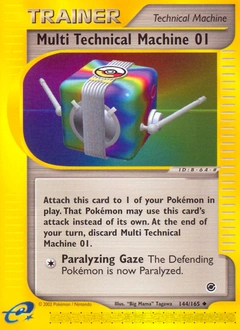 Multi Technical Machine 01 Pokémon card, number 144
