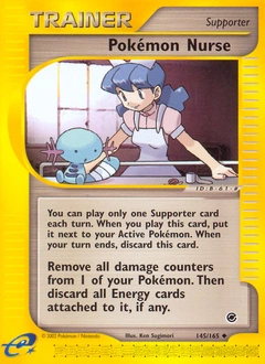 Pokémon Nurse Pokémon card, number 145