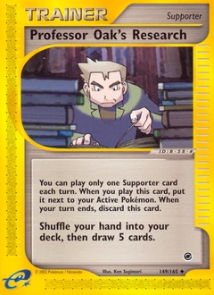 Professor Oak's Research Pokémon card, number 149