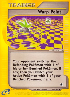 Warp Point Pokémon card, number 152