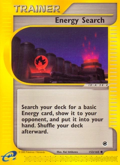 Energy Search Pokémon card, number 153