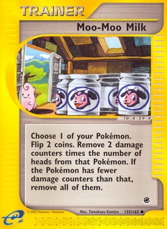Moo-Moo Milk Pokémon card, number 155