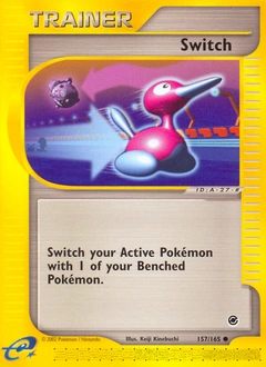 Switch Pokémon card, number 157