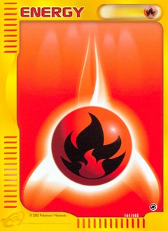 Fire Energy Pokémon card, number 161