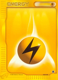 Lightning Energy Pokémon card, number 163