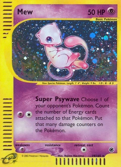 Mew Pokémon card, number 19