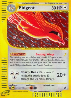Pidgeot Pokémon card, number 23