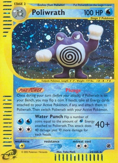 Poliwrath Pokémon card, number 24